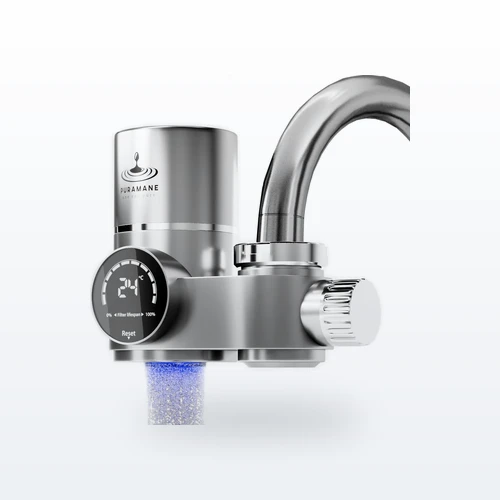 Puramane Filtre sur robinet Charbon actif + UV
